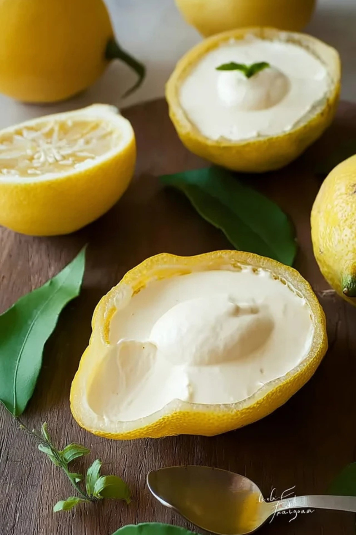 Zitronen Mousse