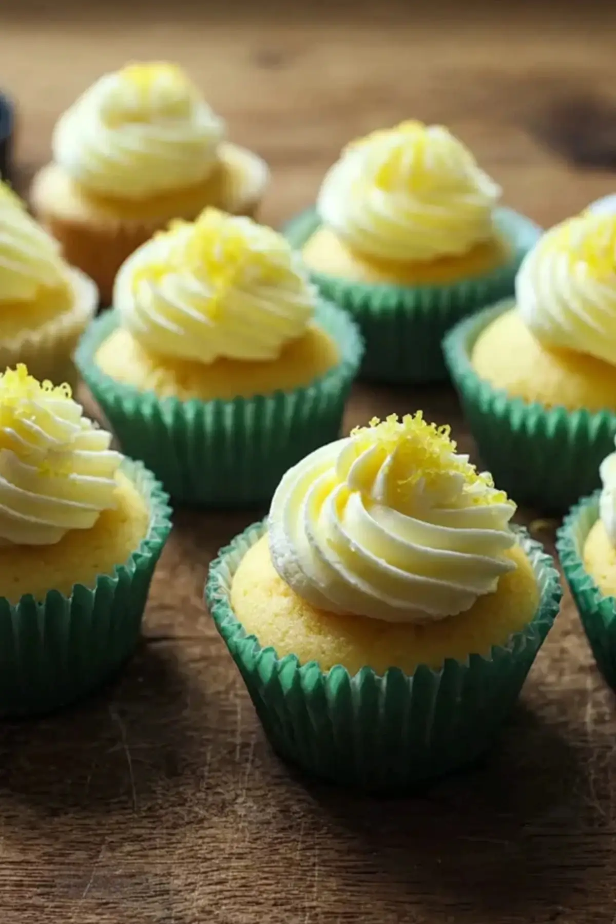Zitronige Mini Cupcakes