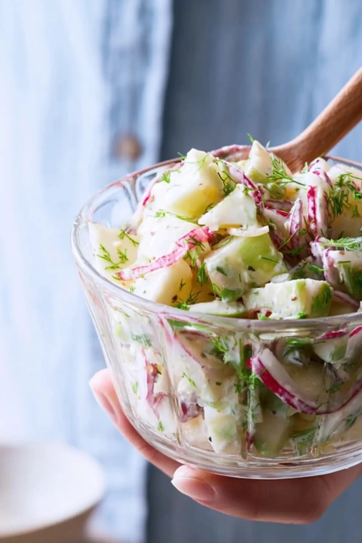 Apfel Radieschen Salat