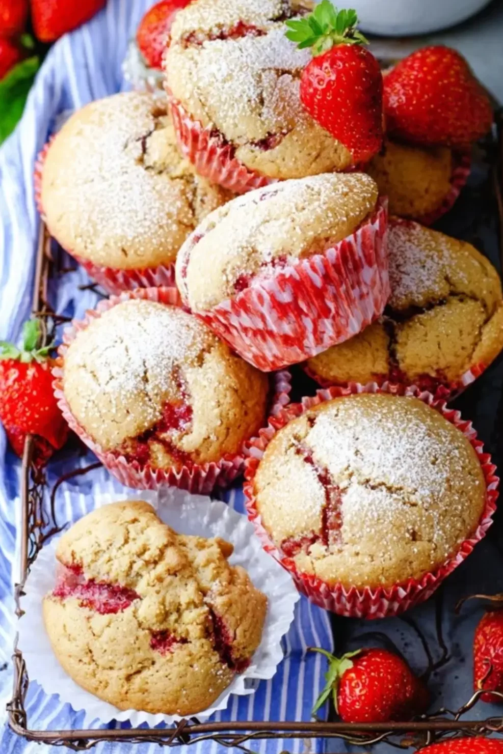 Erdbeer Muffins