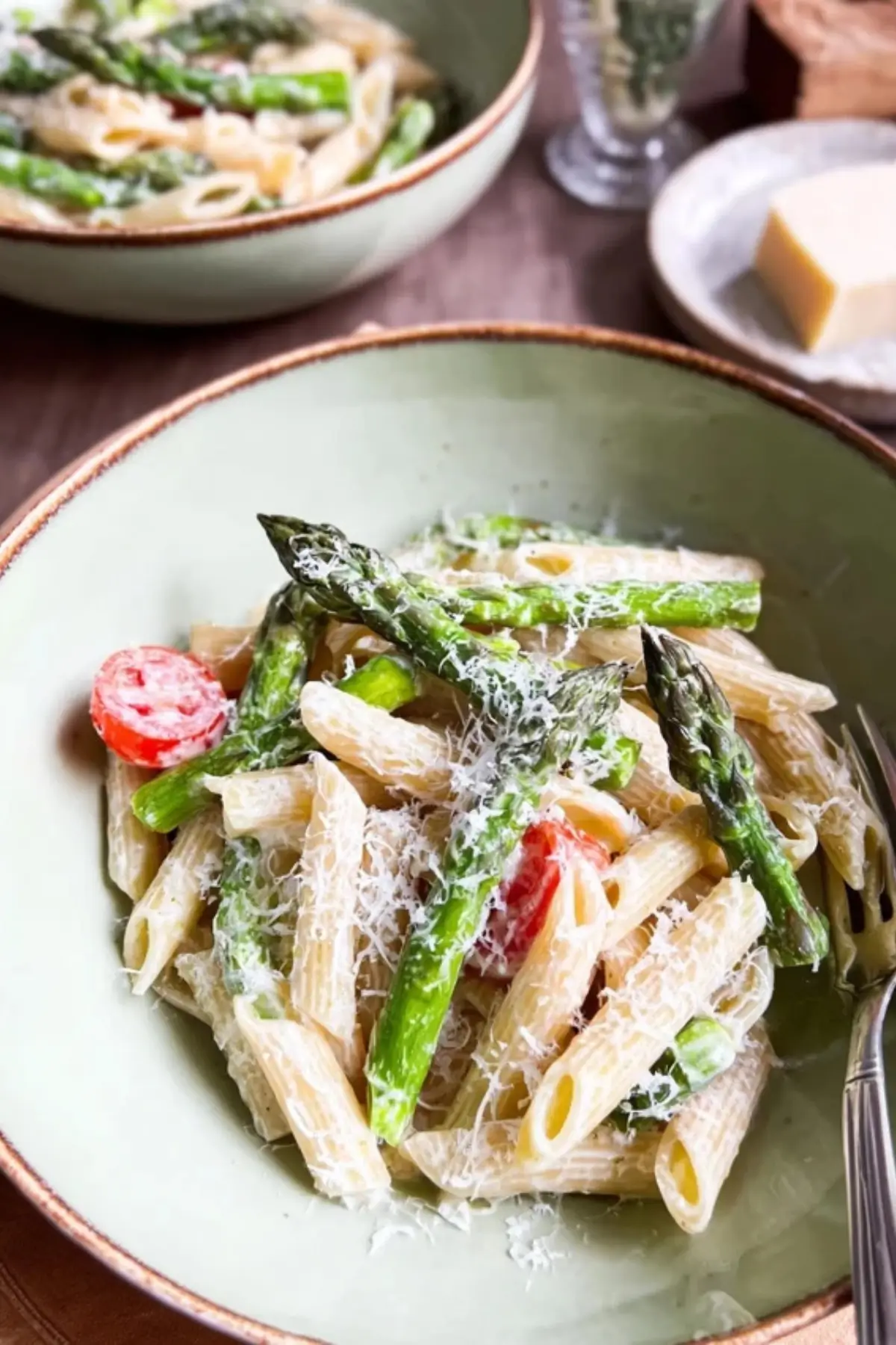 Grüne Spargel Pasta