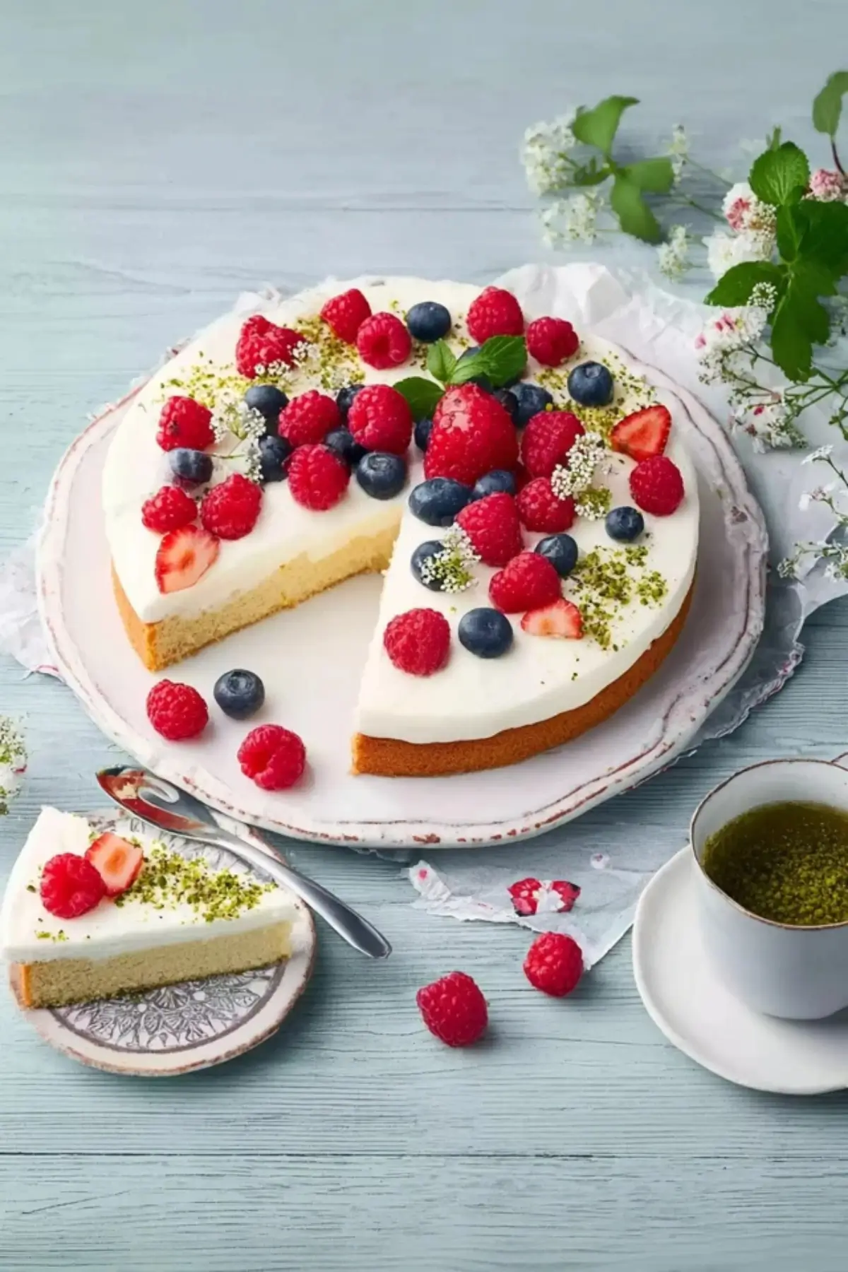 Wunderbar Quark Mascarpone Kuchen Bild