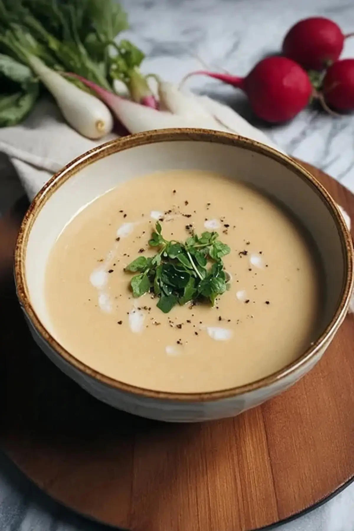 Radieschencremesuppe
