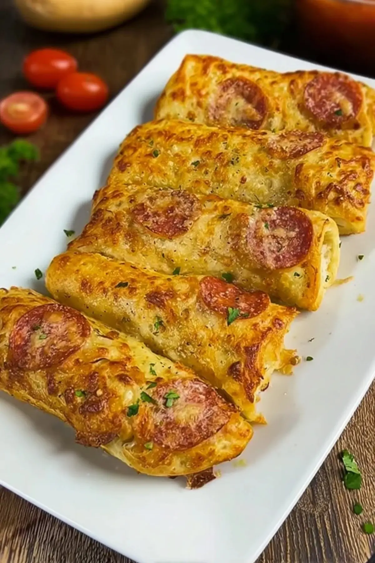 Schnelle Pizza Rolls