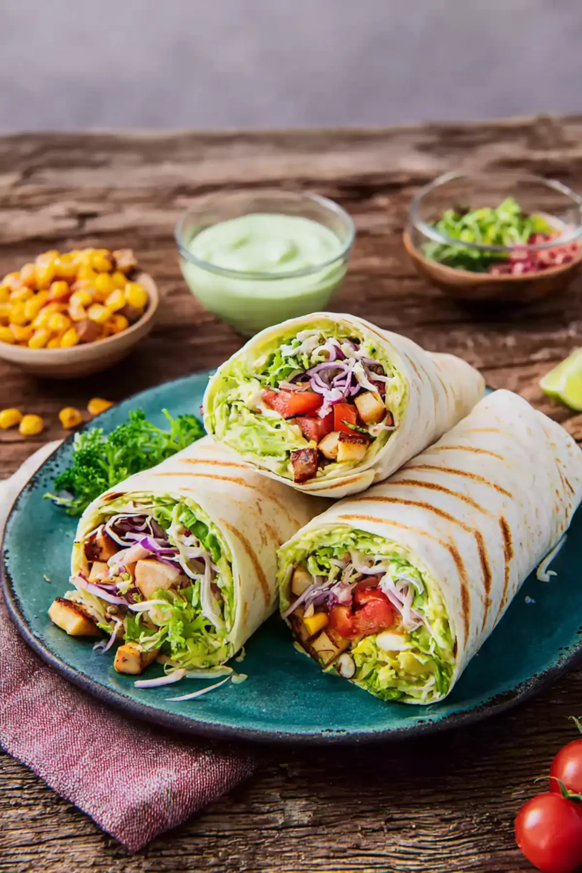 Vegane Wraps: Einfaches Rezept mit 8 frischen Ideen - Kochkomplizin